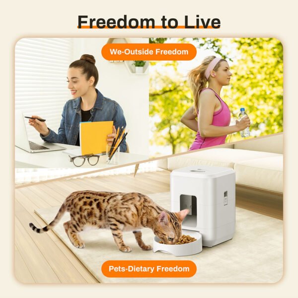 Automatischer Haustier-Futterspender 2L – WiFi & Timerfunktion für Hunde & Katzen – Bild 8