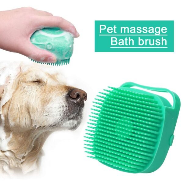 2-in-1 Silikon Shampoo-Massagebürste für Hunde & Katzen – Pflege & Entspannung in einem! – Bild 8