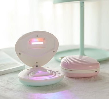 Muschel-Regenbogen-Projektor – Stimmungslicht mit USB-Anschluss & Akku
