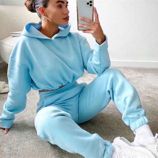 2-teiliger Damen-Jogginganzug – Stylisch & bequem für Sport & Freizeit – Bild 6