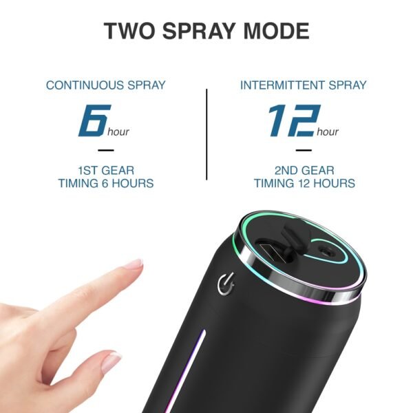 Mini Auto-Luftbefeuchter mit 220 ml – USB-Aroma-Diffuser für ein angenehmes Raumklima – Bild 8