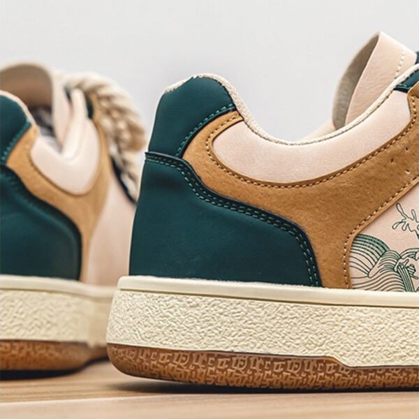 Schnürschuhe Herren – Modische, Bequeme & Atmungsaktive Sneaker mit dicker Sohle – Bild 10