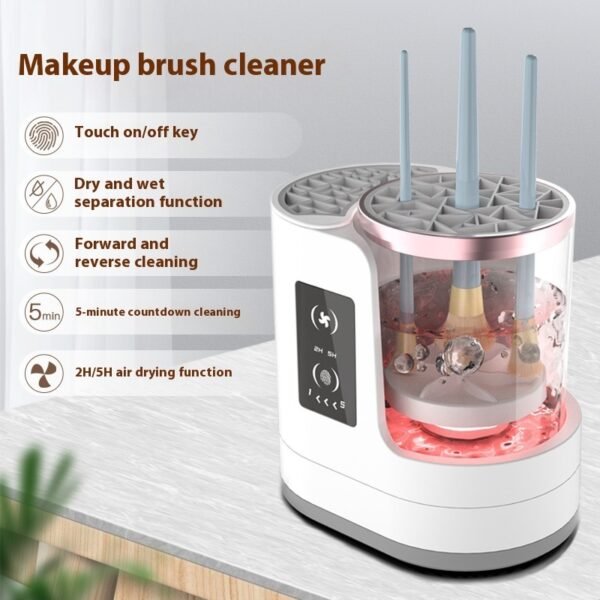 Elektrischer Make-up Pinselreiniger – Wiederaufladbares Reinigungs- & Trocknungsgerät mit Desinfektionsfunktion – Bild 5