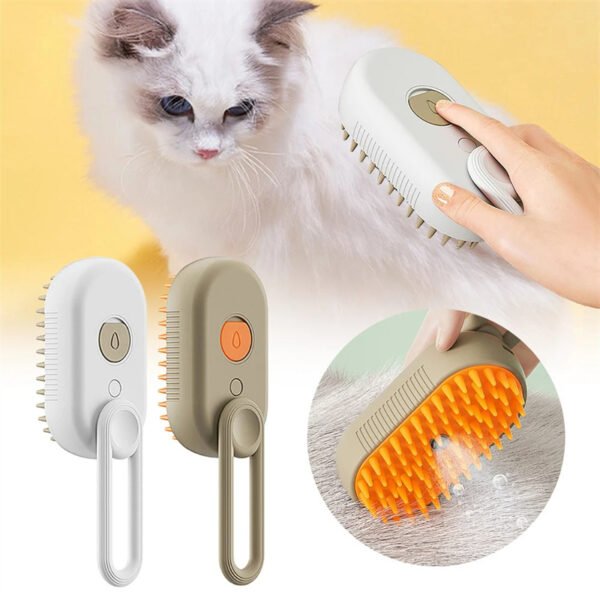 Dampf-Haarbürste für Katzen & Hunde – 3-in-1 Elektrische Spray-Bürste für Fellpflege & Massage – Bild 6