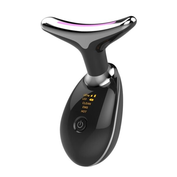 EMS Halsstraffungs-Massager – Thermische Mikrostrom-Therapie gegen Falten & schlaffe Haut – Bild 4