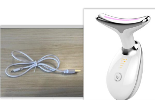 EMS Halsstraffungs-Massager – Thermische Mikrostrom-Therapie gegen Falten & schlaffe Haut – Bild 5